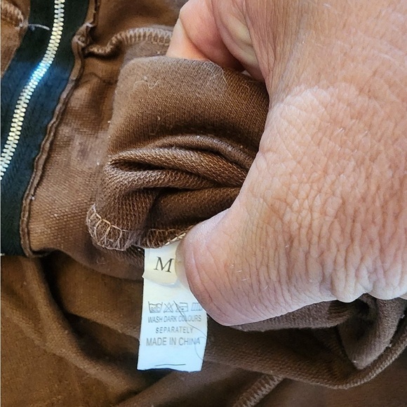 Womens brown full zip hoodie angels size medium - Picture 3 of 3